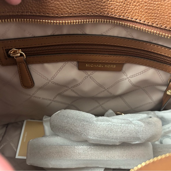 Michael Kors Tan Leather Tote - Picture 6 of 7